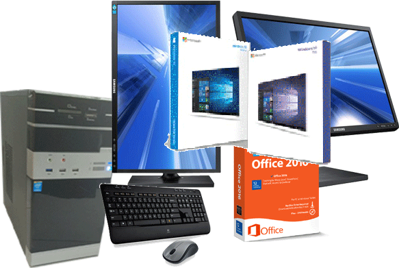PC Windows 10 location avec Office